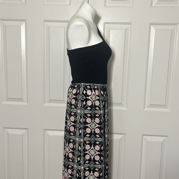 RACHEL Rachel Roy Casual One-Shoulder Maxi Dress Black & floral Size M - Picture 7 of 15